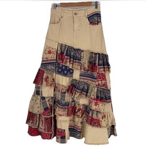 FREE PEOPLE Harvest Moon Maxi Skirt